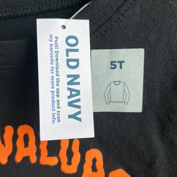 Old Navy Halloween Football Ghost 5T - Picture 2 of 2